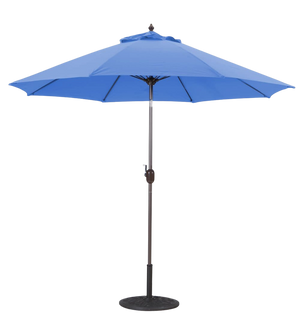636 9' Manual-Tilt Market Galtech Umbrella