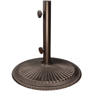50lbs Cast Iron Classic Umbrella Base: Bronze