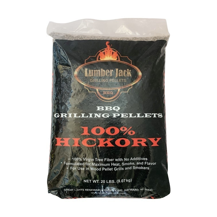 Lumberjack 100% Hickory BBQ Pellets 40lb