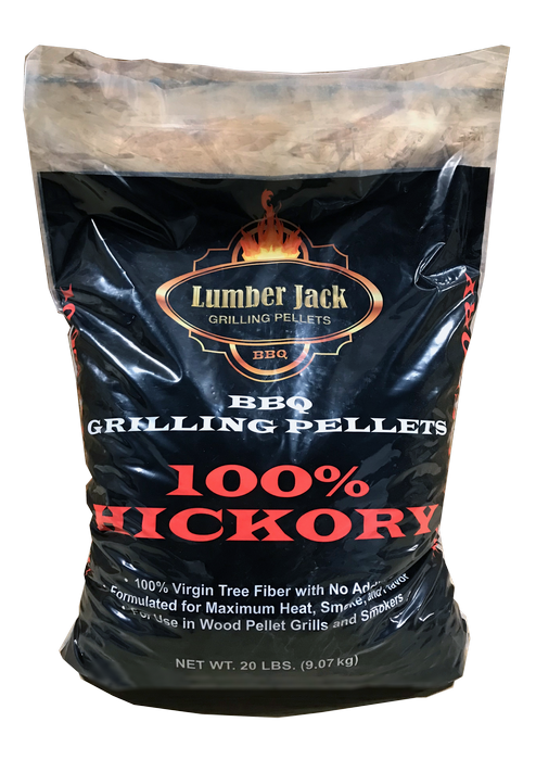 Lumberjack 100% Hickory BBQ Pellets 40lb
