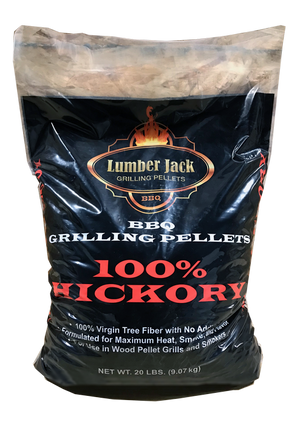 Lumberjack 100% Hickory BBQ Pellets 40lb