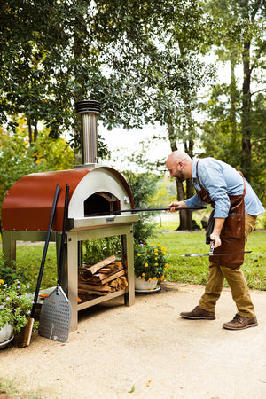 Fontana Mangiafuoco cart outdoors