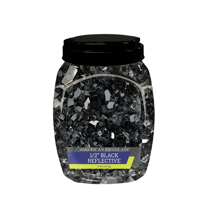 1/2" Reflective Fire Glass 10 lbs