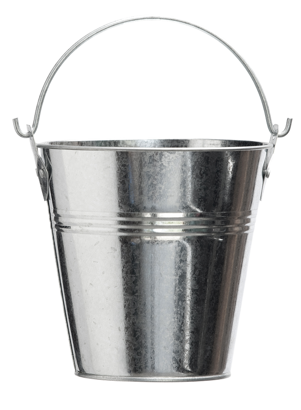 Galvanized Grease Bucket
