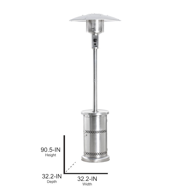 Shinerich Patio Heater w/Tile Tabletop