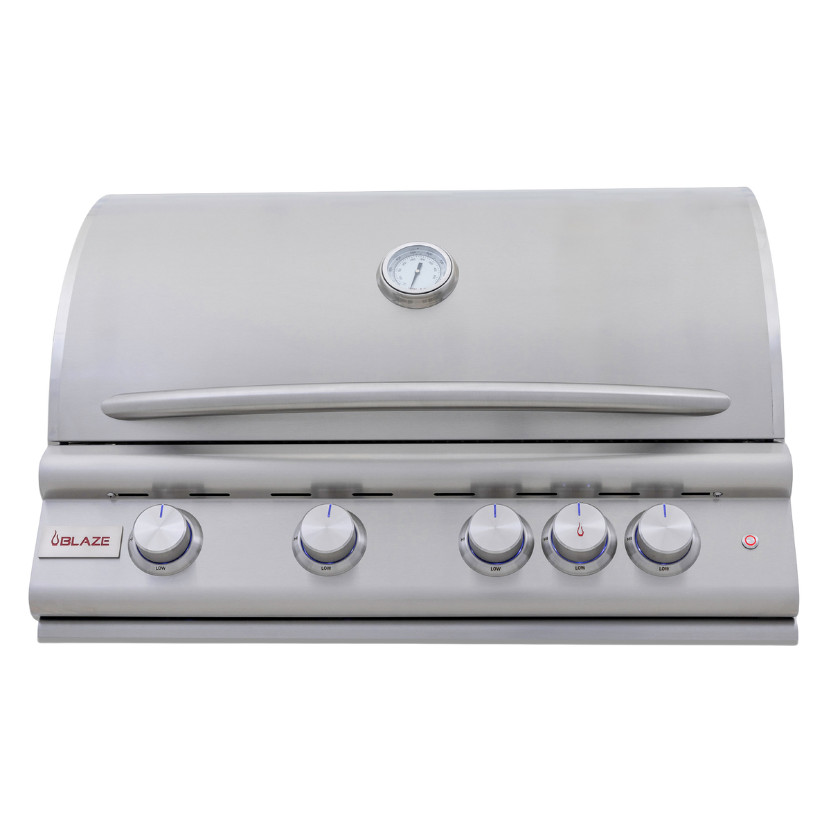 Blaze 32-Inch 4-Burner Premium LTE+ Gas Grill with Rear Burner and Built-in Lighting System - LP