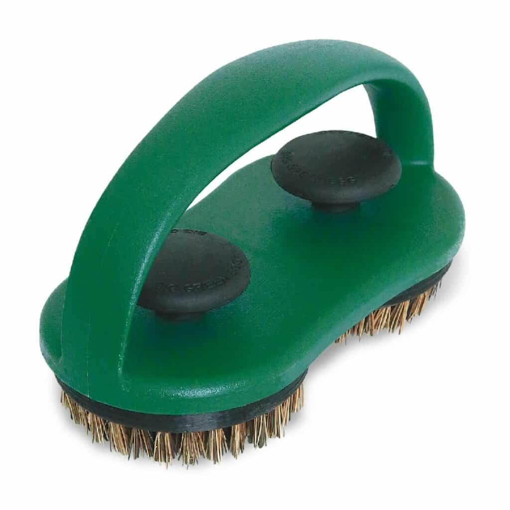 Big Green Egg Palmyra Bristle Dual Brush Grid and Pizza Stone Scrubber