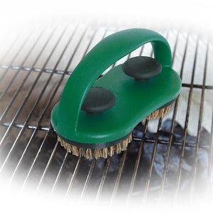 Big Green Egg Dual Brush Palmyra Grid Scrubber