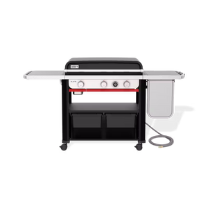 Slate 30" Rust-Resistant Griddle with Extendable Side Table (Natural Gas)