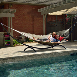 Vivere 15ft Arc Steel Hammock Stand