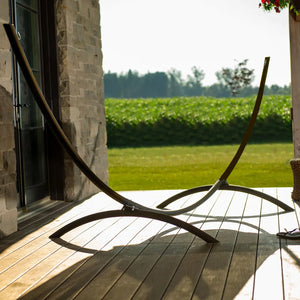 15ft Arc Aluminum Hammock Stand - Oil Rubbed Bronze