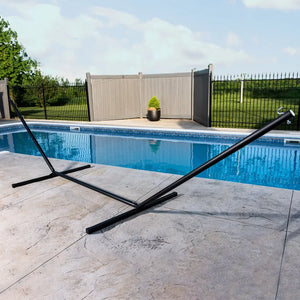 15ft 3-Beam Steel Hammock Stand