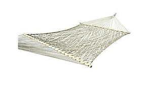 Vivere Double Natural Cotton Rope Hammock