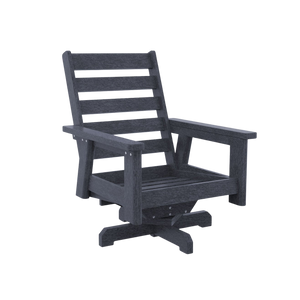 Charleston High Back Swivel Arm Chair