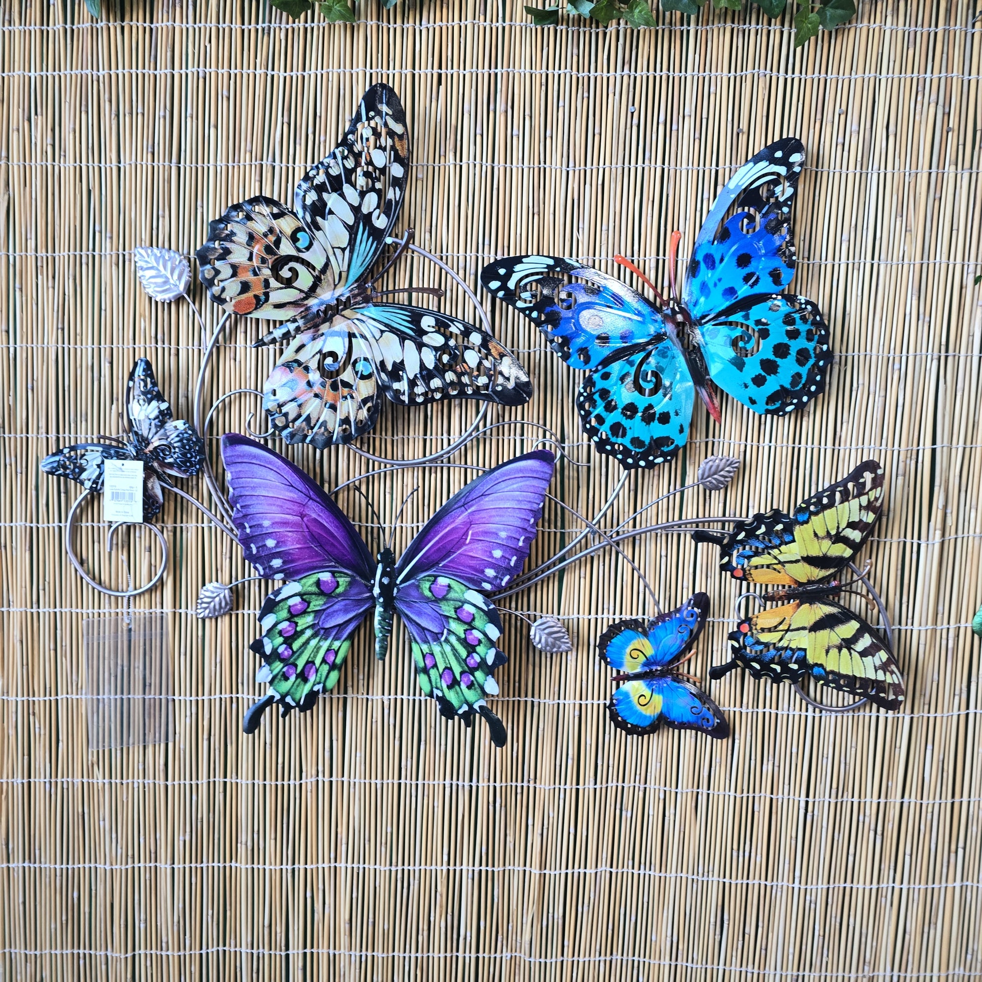 Luster Butterfly Collage Wall Decor