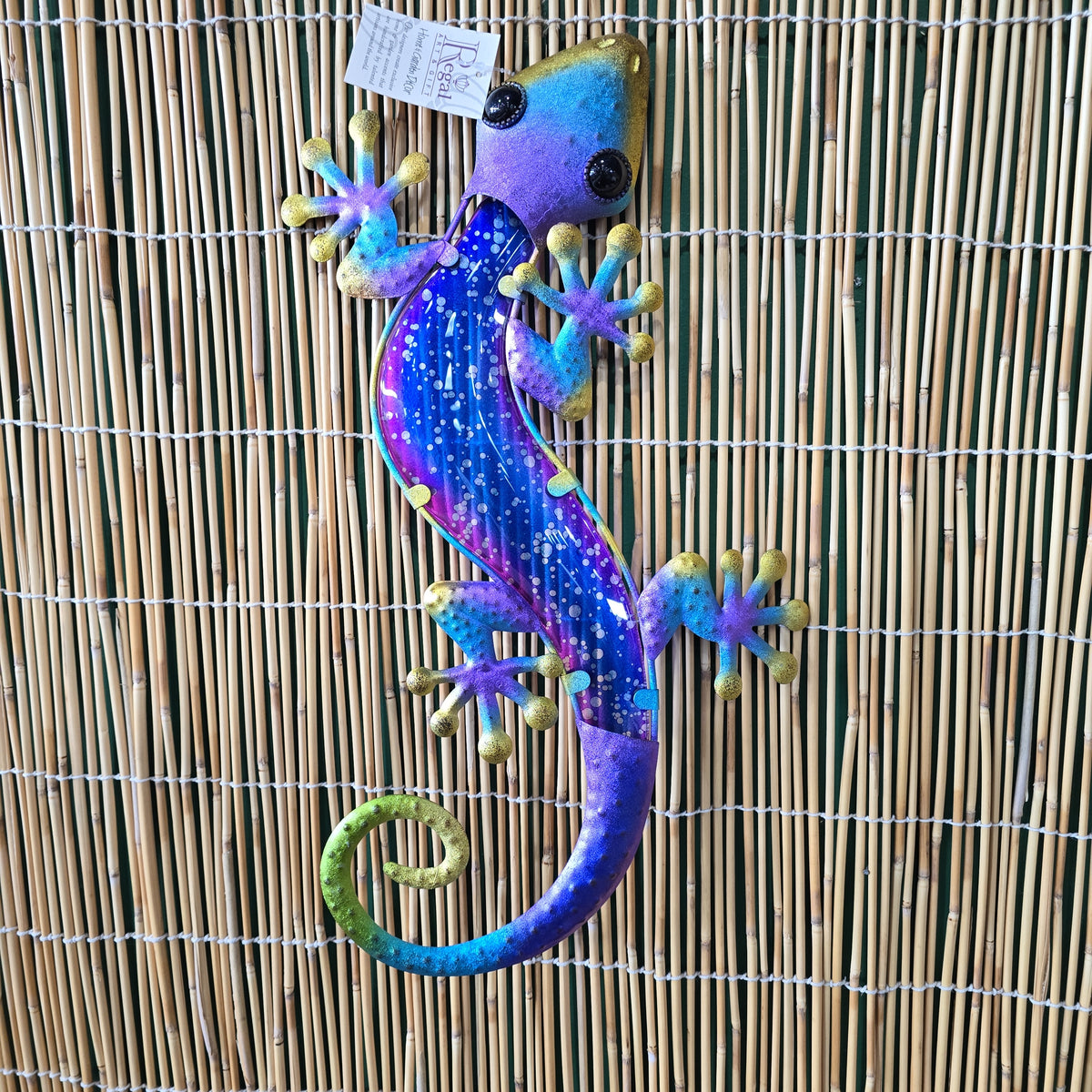 Watercolor Gecko Wall Decor 18"