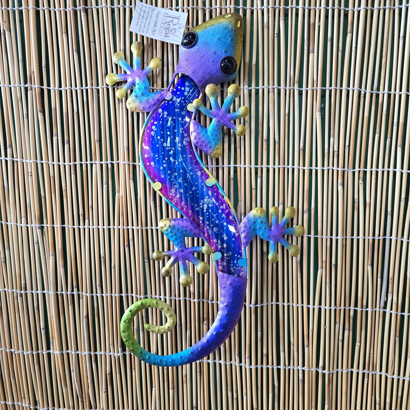 Watercolor Gecko Wall Decor 18"