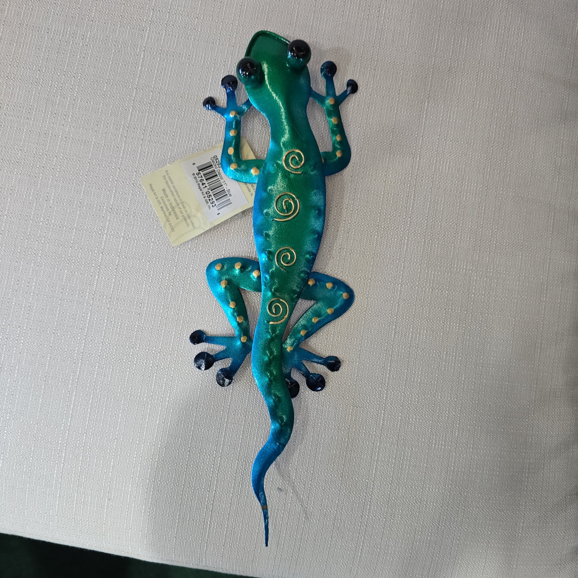 Gecko Decor 11" Blue