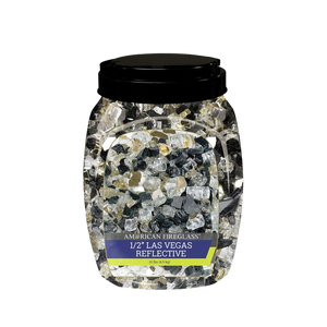 1/2" Reflective Fire Glass 10 lbs