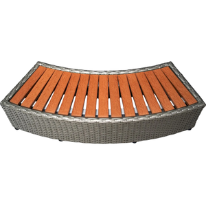 Wicker Step for Round Spa