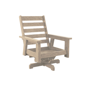 Charleston High Back Swivel Arm Chair