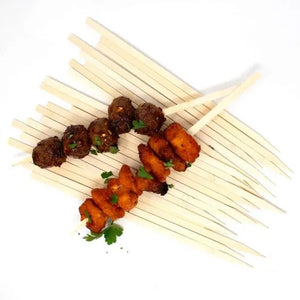 12" Flat Bamboo Skewers – Pack of 25