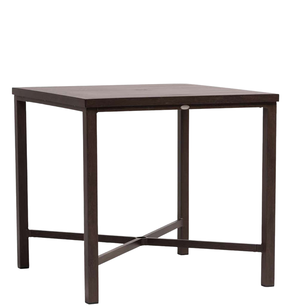 Canbria 39" Square Counter Table w/Umbrella Hole