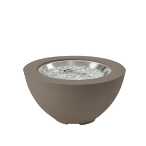 Cove Concrete Bowl Gas Fire Pit