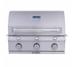 Saber Stainless 500 3-Burner Built-In Gas Grill (Natural Gas)