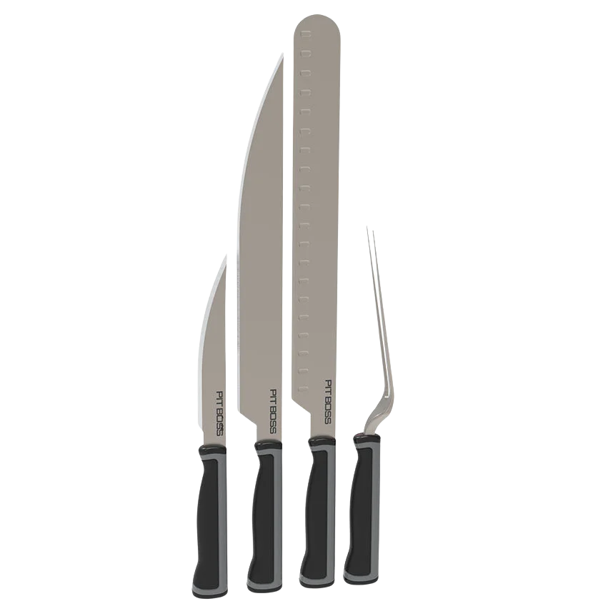 4 Piece BBQ Knife Set
