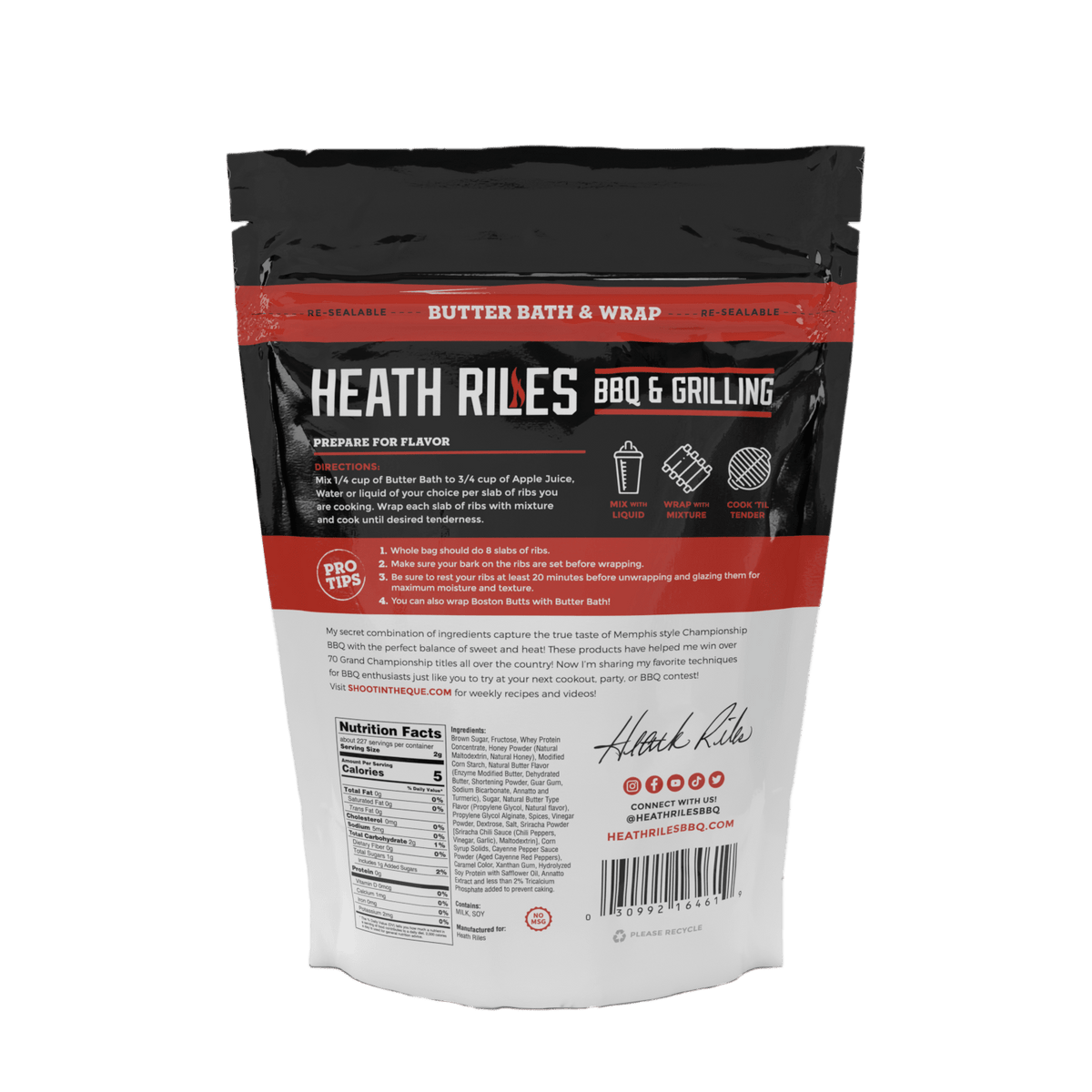 Heath Riles Butter Bath & Wrap