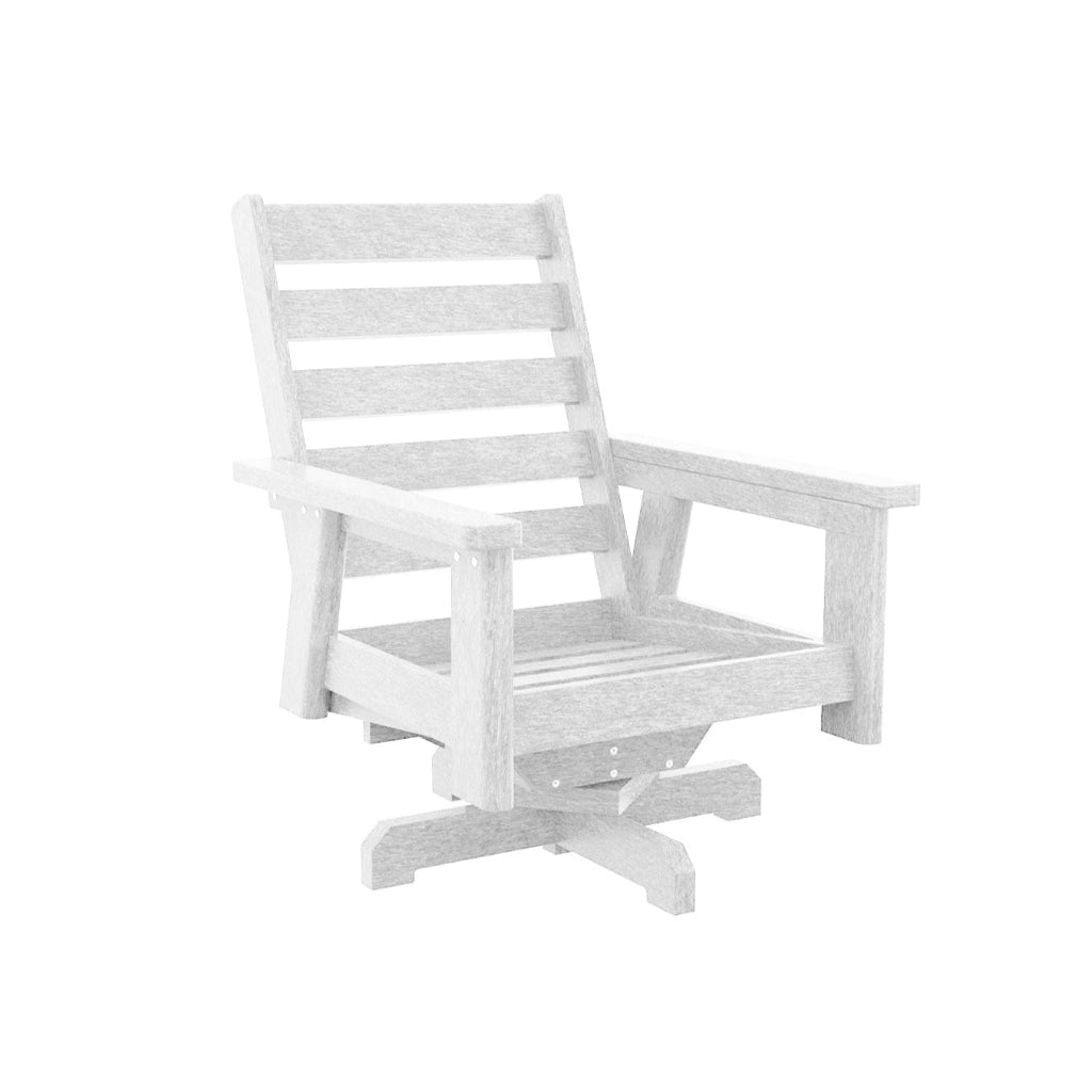 Charleston High Back Swivel Arm Chair