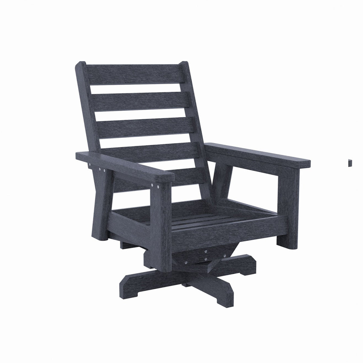 Charleston High Back Swivel Arm Chair