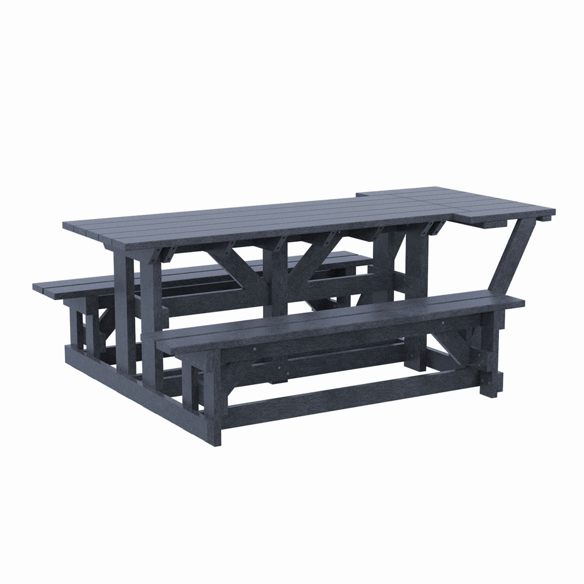 T52WC 72" Rectangular Picnic Table (Wheelchair Accessible)