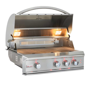 Blaze Professional LUX 34-Inch 3 Burner Built-In Gas Grill With Rear Infrared Burner