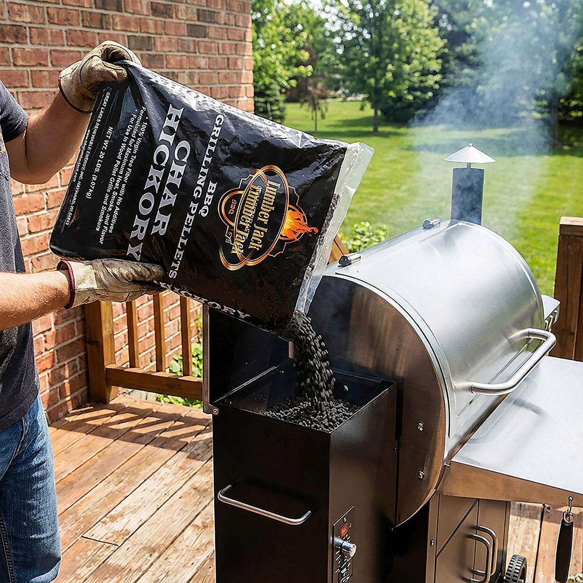 Lumberjack Char Hickory BBQ Pellets 20lb