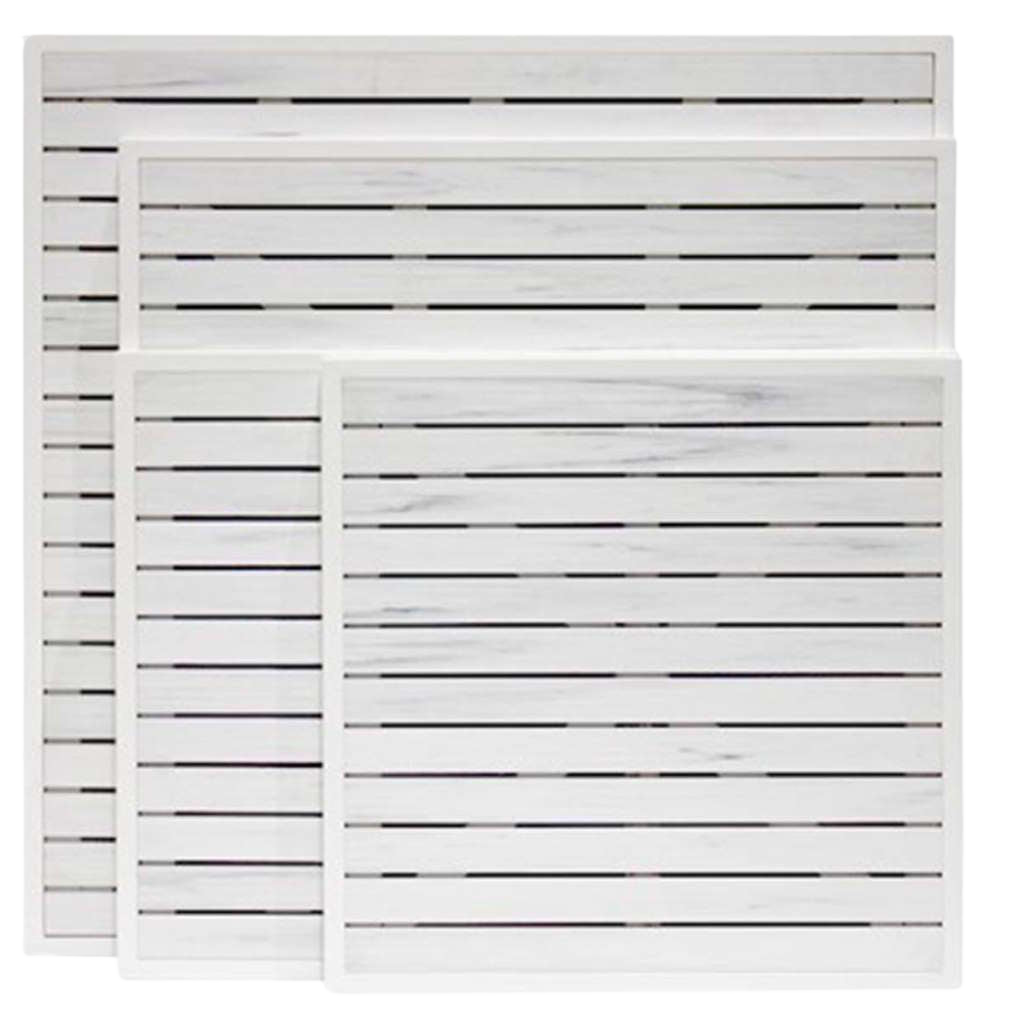 24″ x 24" Sq Everrawood Table Top w/Aluminum Frame W/UH