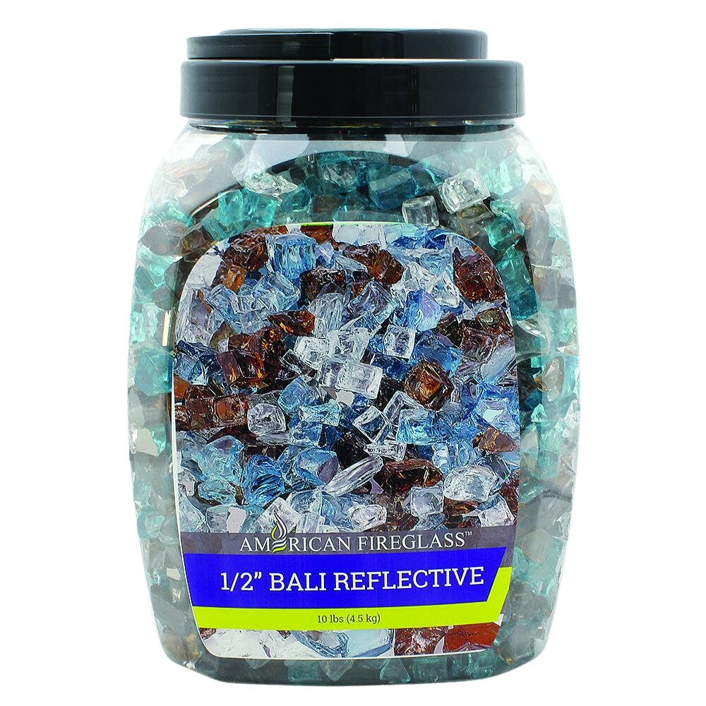 1/2" Reflective Fire Glass 10 lbs