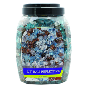 1/2" Reflective Fire Glass 10 lbs