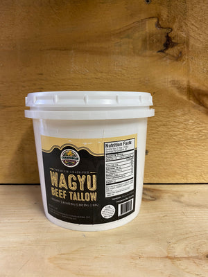 Cornhusker Kitchen Premium Rendered Wagyu Beef Tallow Tub 1.5lbs