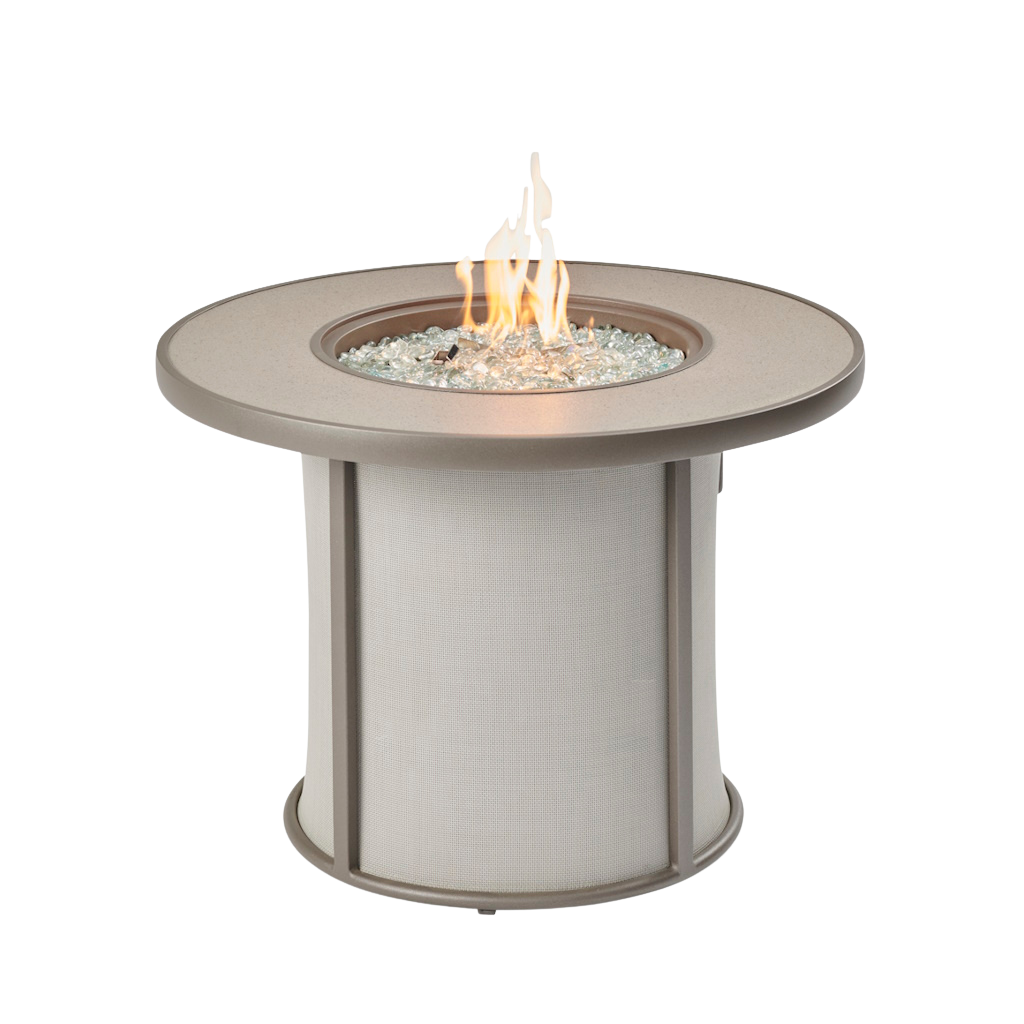 Stonefire Round Gas Fire Pit Table