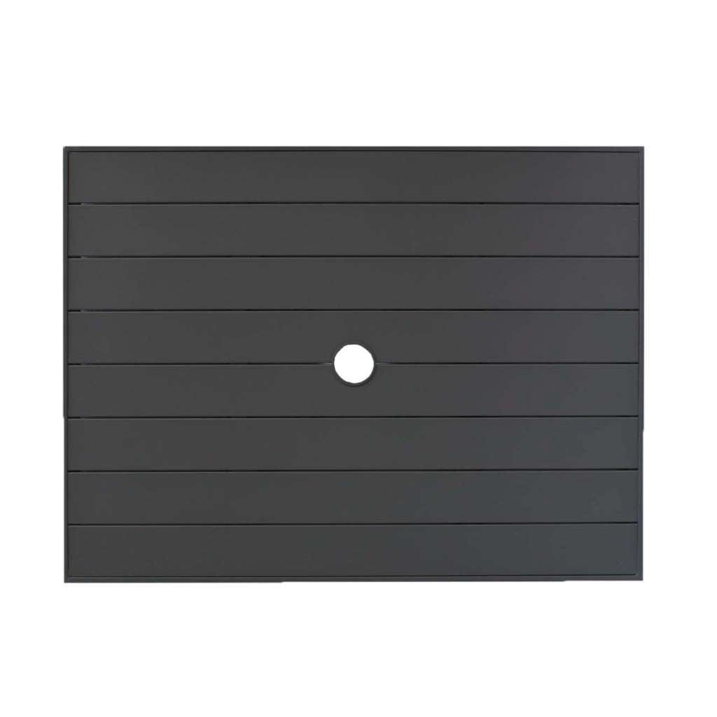 24″ x 32″ Rect Aluminum Slat Table Top W/UH