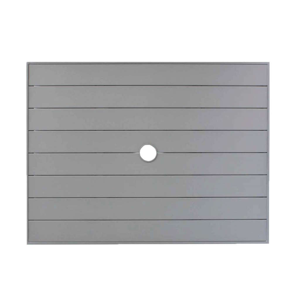 24″ x 32″ Rect Aluminum Slat Table Top W/UH