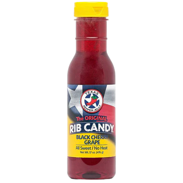 Black Cherry Grape Rib Candy All Sweet No Heat