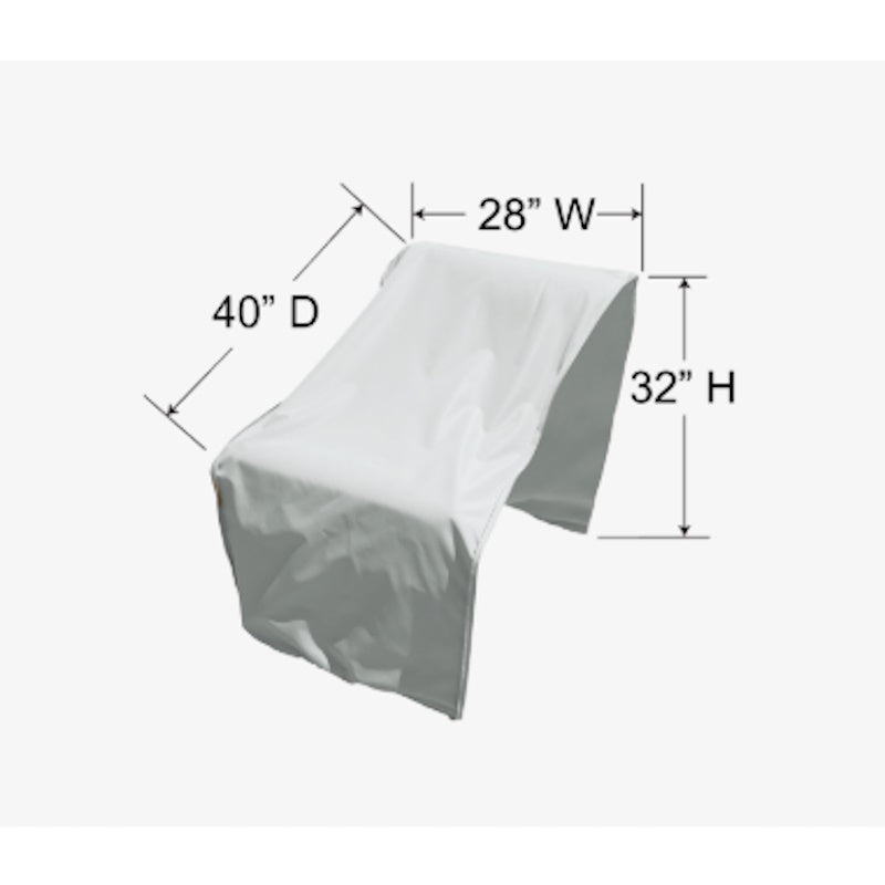 Zip-Together Sectional Cover - L-Shape, 28" Sectional Extension