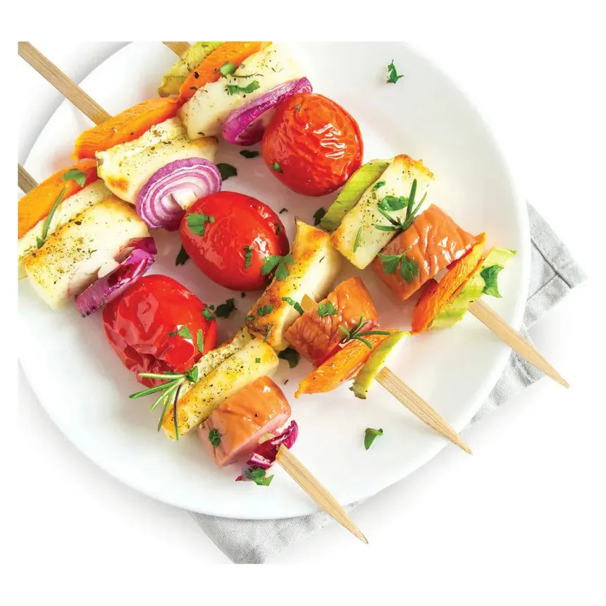12" Flat Bamboo Skewers – Pack of 25