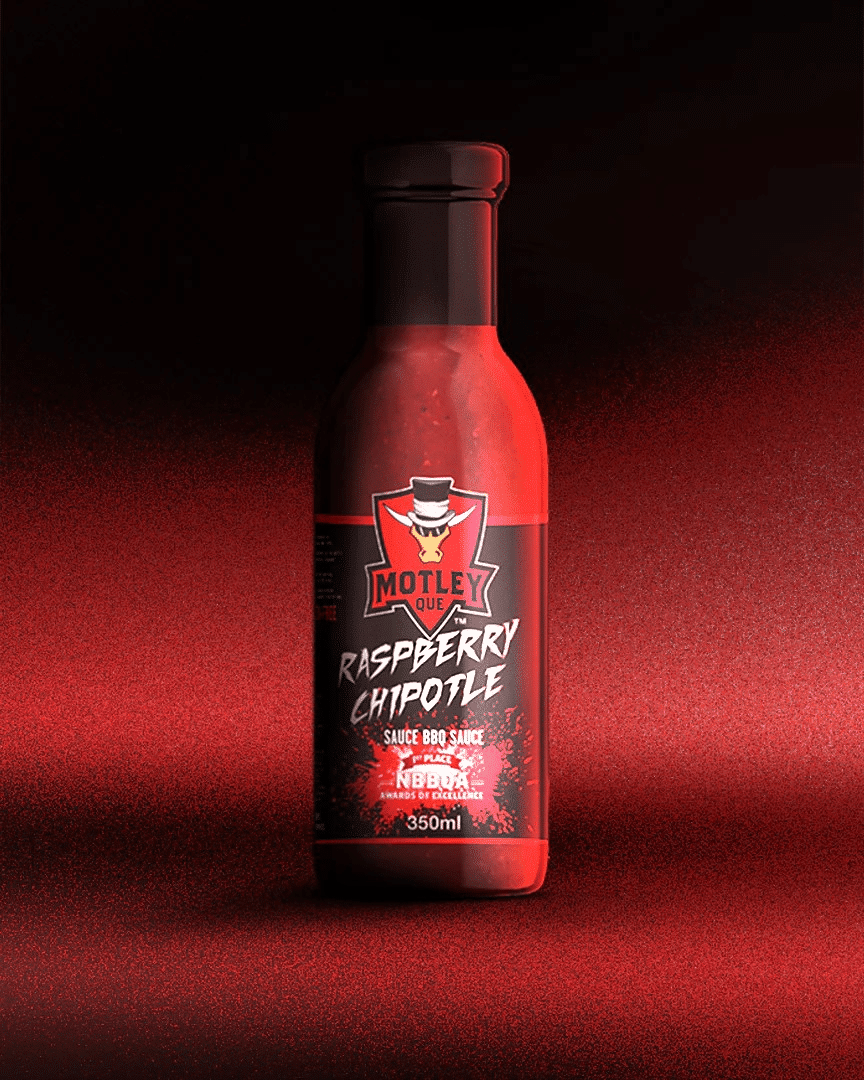 Motley Que Raspberry Chipotle BBQ Sauce