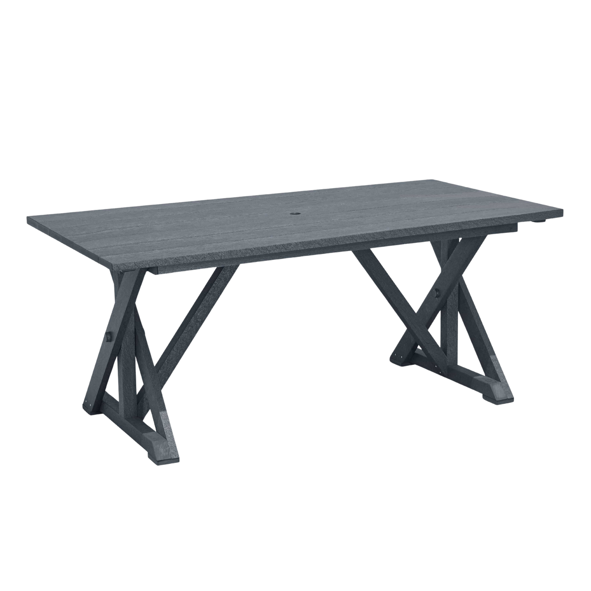 T203 Harvest Wide Dining Table w/2" Umbrella Hole