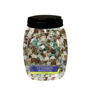 1/2" Reflective Fire Glass 10 lbs