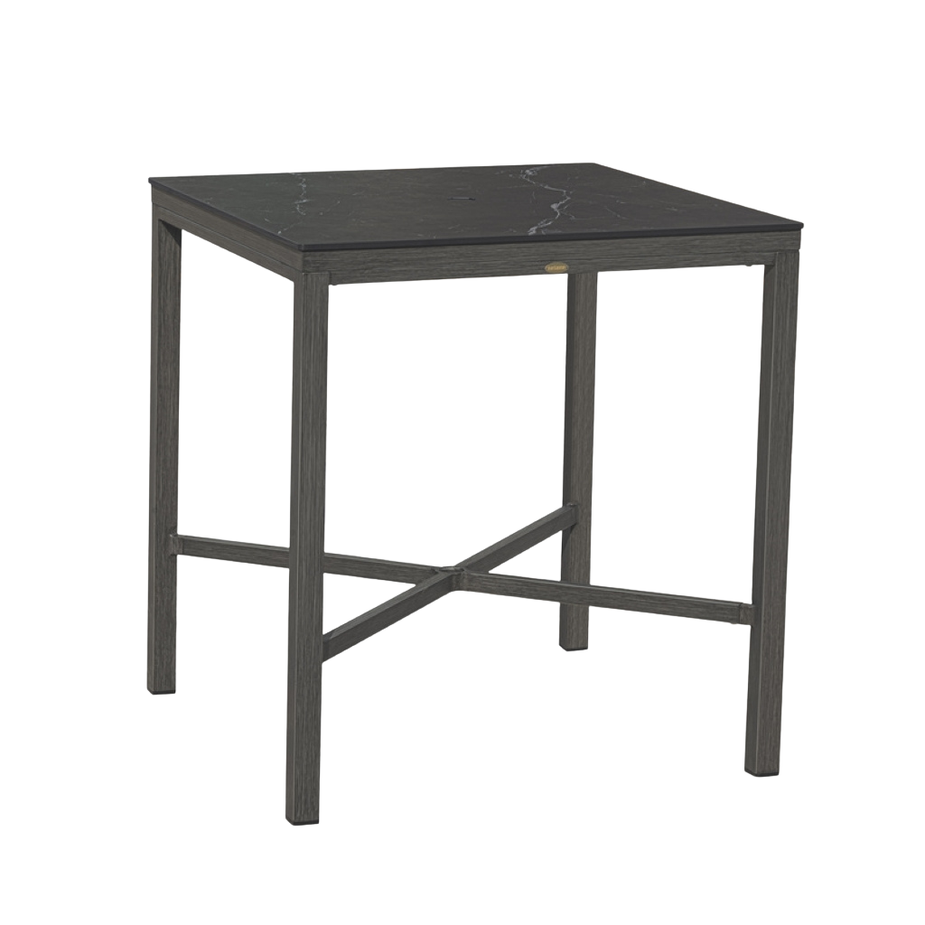 Laguna 39" Square Sintered Stone Bar Table
